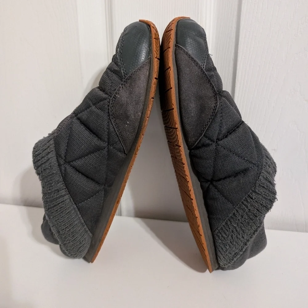 Teva ReEmber Mens Shoes Moc Gray Quilted Plaza Slip On Size 8 Slipper